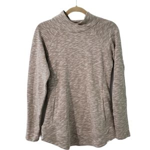 PrAna Brown Slub Knit Calexa Tunic Sweatshirt XS